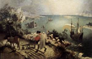 Bruegel Icarus